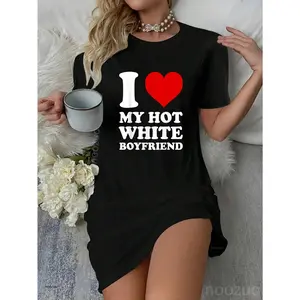 I Love My Hot White Boyfriend I Heart My White BF Dress