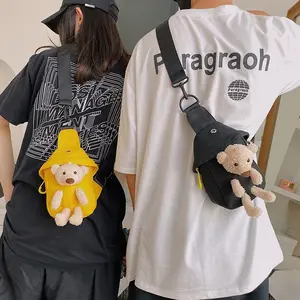 Mini Crossbody/Chest Toy Bag for women, unisex -cute, trendy, playful, chic and show unique. Crossbody Chest Bag for Travel