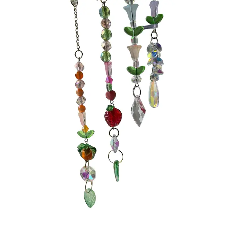 Hanging Decor Colorful Beaded Suncatcher and Ornament Collection for Your Decorations Hangable with Variety of Designs and Colors Glass Beads