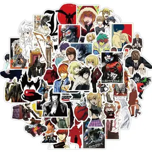 10/30/50pcs Japanese Anime Death Note Stickers Classic Manga Sticker Laptop Suitcase Phone Guitar Cool Cartoon Decals Decoration