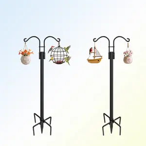 Outdoor Hanging Hook Pole, Sturdy Steel, Quick Assembly, Ready to Hang