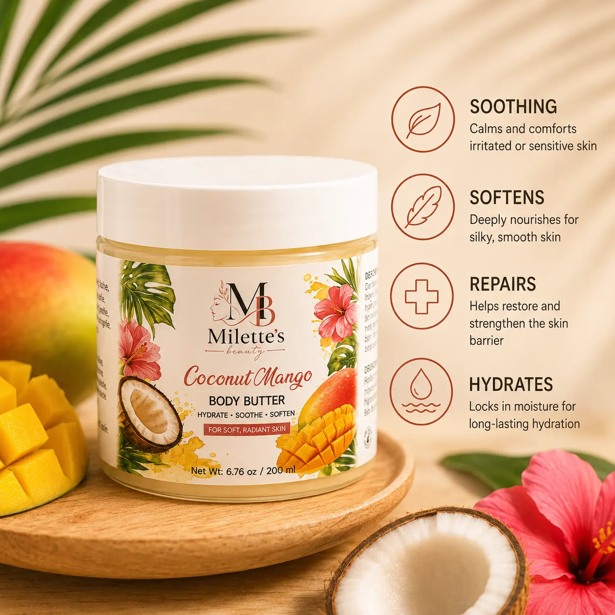 Coconut Mango Body Butter