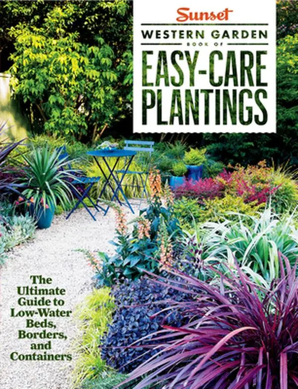 USED Book - Sunset Western Garden Book of Easy-Care Plantings: The Ultimate Guide to Low-Water Beds, Borders, and Containers by The Editors of Sunset (Paperback) - english
