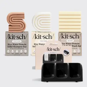 Strengthening Rice Water Trio & Black Soap Dish Bundle