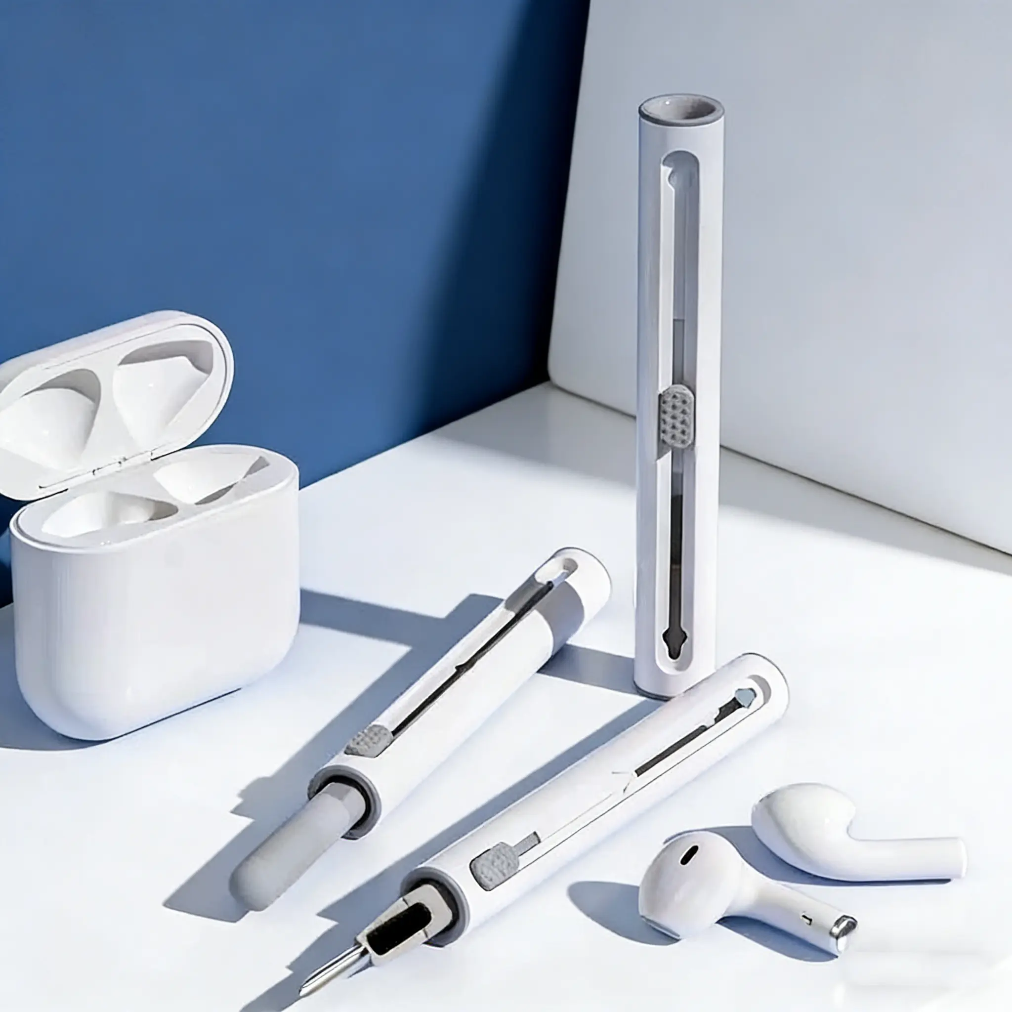 3-in-1 Office Equipment Cleaner Kit for AirPods Pro & Digital Devices - Gentle Formula, Precision Tools, Soft Brushes, Prevents Sensitive Part Damage #CleaningHacks, 3-In-1 Kit