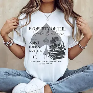 Dark Romance Smut Shirt, Spade Brothers & Carnage Merch for Book Lovers, Spicy Book Club Aesthetic Top, Cozy Cotton Sweatshirt for Smut Readers
