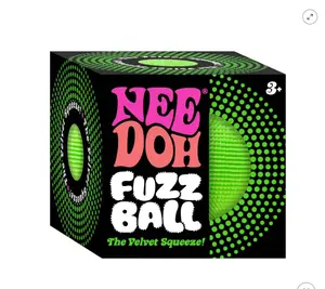 'random color' Needoh Fuzzball Squishy Toy, Classic Novelty Squishy Toy for Stress Relief