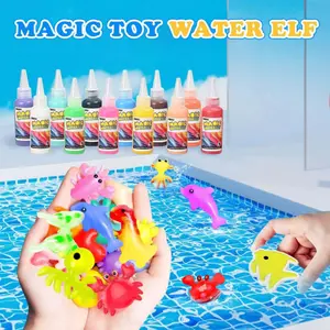 Kids Hydrogel Kit Summer Magic Set, Water Pet Slime Toy Making Kit Water Elf, Creative Children Crafts, DIY Soft Foam Craft, Ages 6-8 Years Old
