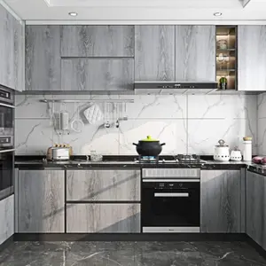 Oak Waterproof Self-Adhesive Wood Grain Wallpaper, Easy to Install Decorative Film for Walls, Cabinets, Furniture and Kitchen