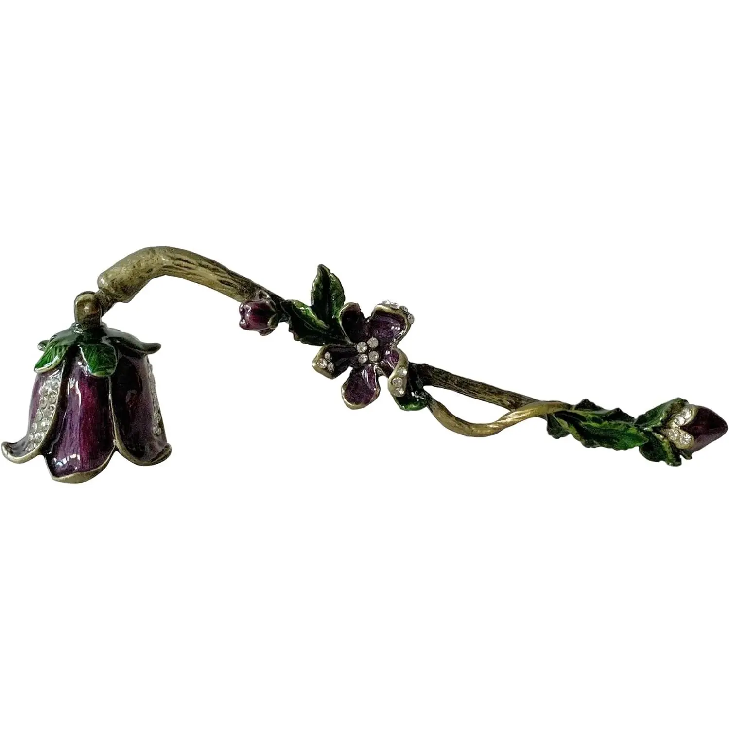 Candle Snuffer  Unique Extinguisher Decorative Metal Tool (Purple)