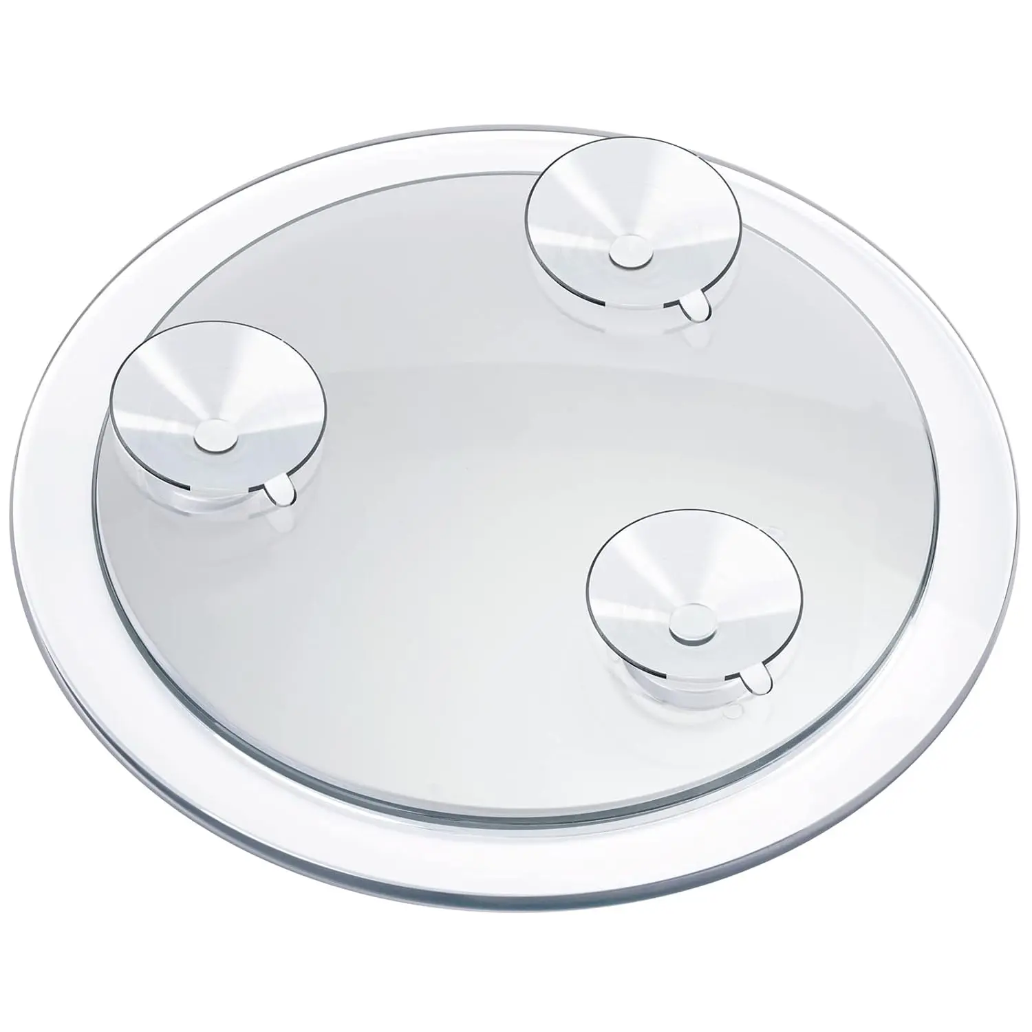 JMH 20X Magnifying Mirror with 3 Suction Cups for Easy Mounting– Use for Makeup Application - Tweezing – and Blackhead/Blemish Removal, 6 Inch