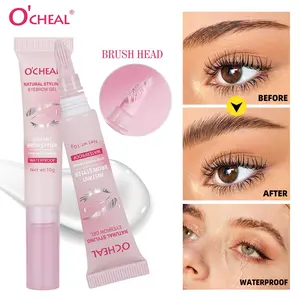 Long-Lasting Waterproof Brow Gel, Quick-Dry Transparent Brow Styling Gel, Natural Look Brow Pomade, Durable & Easy Application