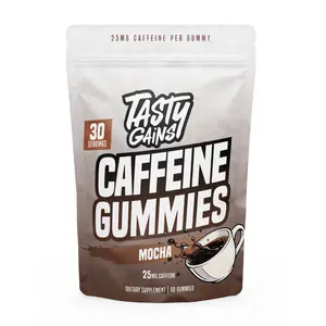Tasty Gains Caffeine Gummies (25mg) - 60 Gummies