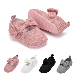 Infant Shoes Baby Shoes Baby Girls Mary Jane Flats Bowknot Baby Wedding Dress Shoes Soft Sole lightweight Newborn Sneakers First Walker Non-Slip Crib Shoes for 0-6-12-18 months #mothersdaygift #Summervibes