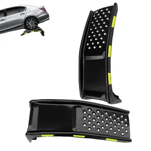 Garvee 2 Pack Heavy Duty Car Ramps Set with Reflective Stickers, 8000 LBS Auto Ramp, Max Lift Height 8 in for Trucks, SUVs, 36" l x 13" w x 9" h