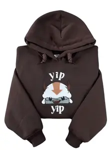 Embroidered Appa Sweatshirt, Flying Bison Shirt, Anime Embroidered Hoodie, Anime Aesthetic Gift for Fans