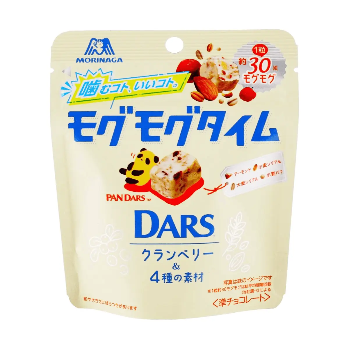 Morinaga Japan Cranberry Almond Oatmeal White Chocolate Chewy Candy 35g - Japanese Snack