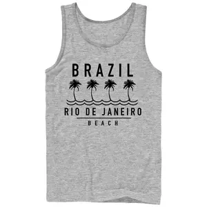 Men's Lost Gods Brazil Rio de Janeiro Beach Tank Top