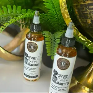 Crazy Carrot Hair Growth Oil - 4 oz Bottle for Ultimate Hair Growth & Breakage Prevention!! Haircare Nourishing Organic