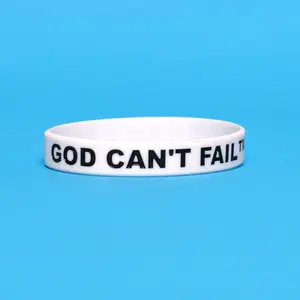 Black on White Wristband