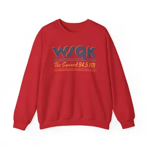 WSQK The Squawk Crewneck Sweatshirt, The Squawk Pullover, Vintage Inspired Top, Casual Streetwear, Gift For Men Women, Womenswear, Full Size
