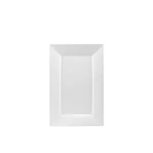 9.5 In. White Rectangular Plates | 10 Count