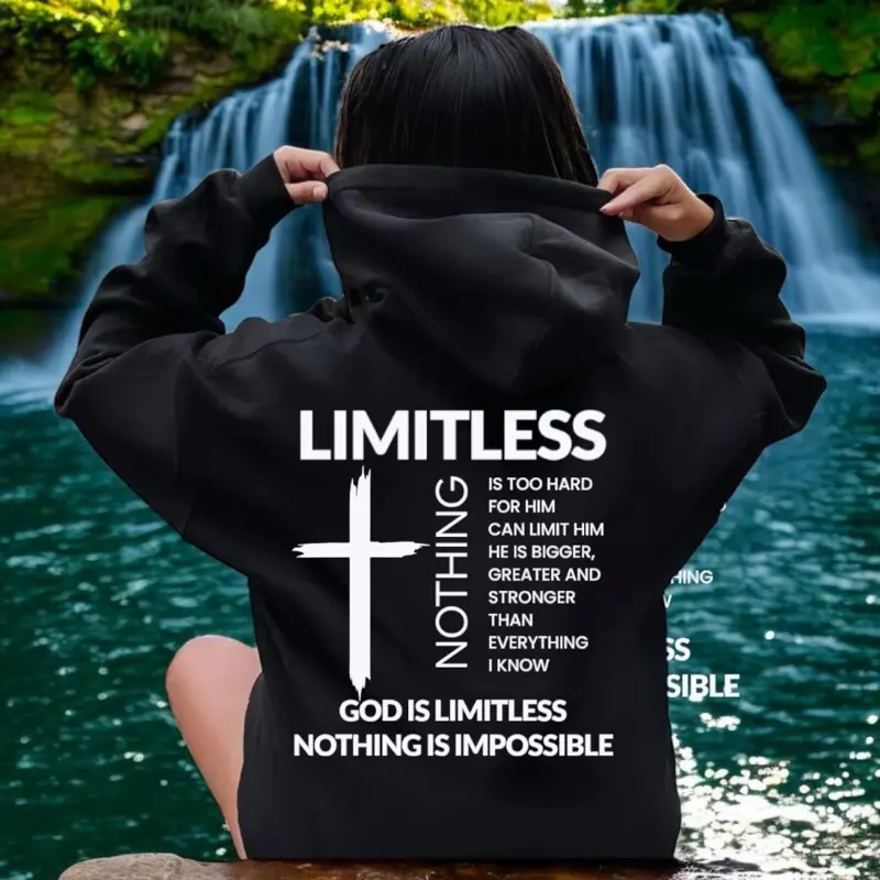 Limitless Christian Ultra-Cozy Hoodie - Unisex Hoodie - Wear Your Message - Meaningful Hoodies