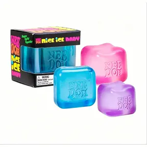 NeeDoh Nice Cube Squish Toy Super Solid Design Viral Relaxing Sensory Present for All Ages