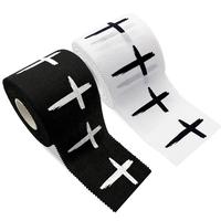 2 Pack: 1 White + 1 Black w/ Distressed Crosses