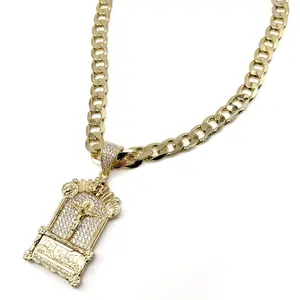 Set de cadena con dije de la ultima cena