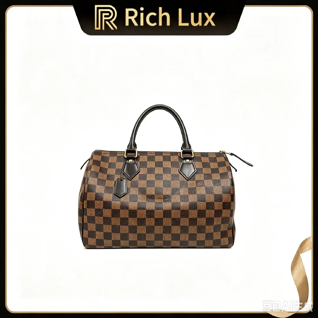 Pre-owned Louis Vuitton Pre‑owned Authentic Speedy Damier Ebene Handbag