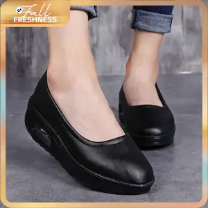 Sosenfer 2026 Women morale bottom nurse shoes,fashion sports outdoor shoes,solid color non-slip shoes walking shoes,camp shoes,casual light platform shoes,can be worn all seasons.SPK2989