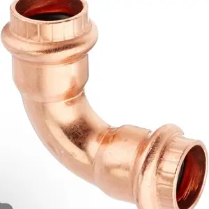 VIEGA 77317 Propress Zero Lead Copper 90-Degree Elbow with 1/2" Press x Press (5-Pack