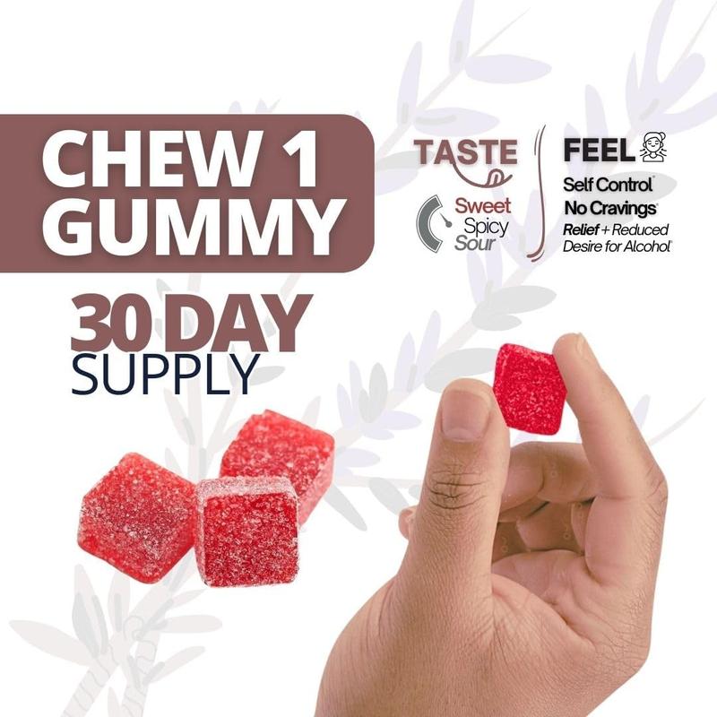 Craving Reducer Quit Alcohol Gummies – Supports Wellness, Liver Health & Daily Balance – Dietary Supplement for Overall Wellbeing