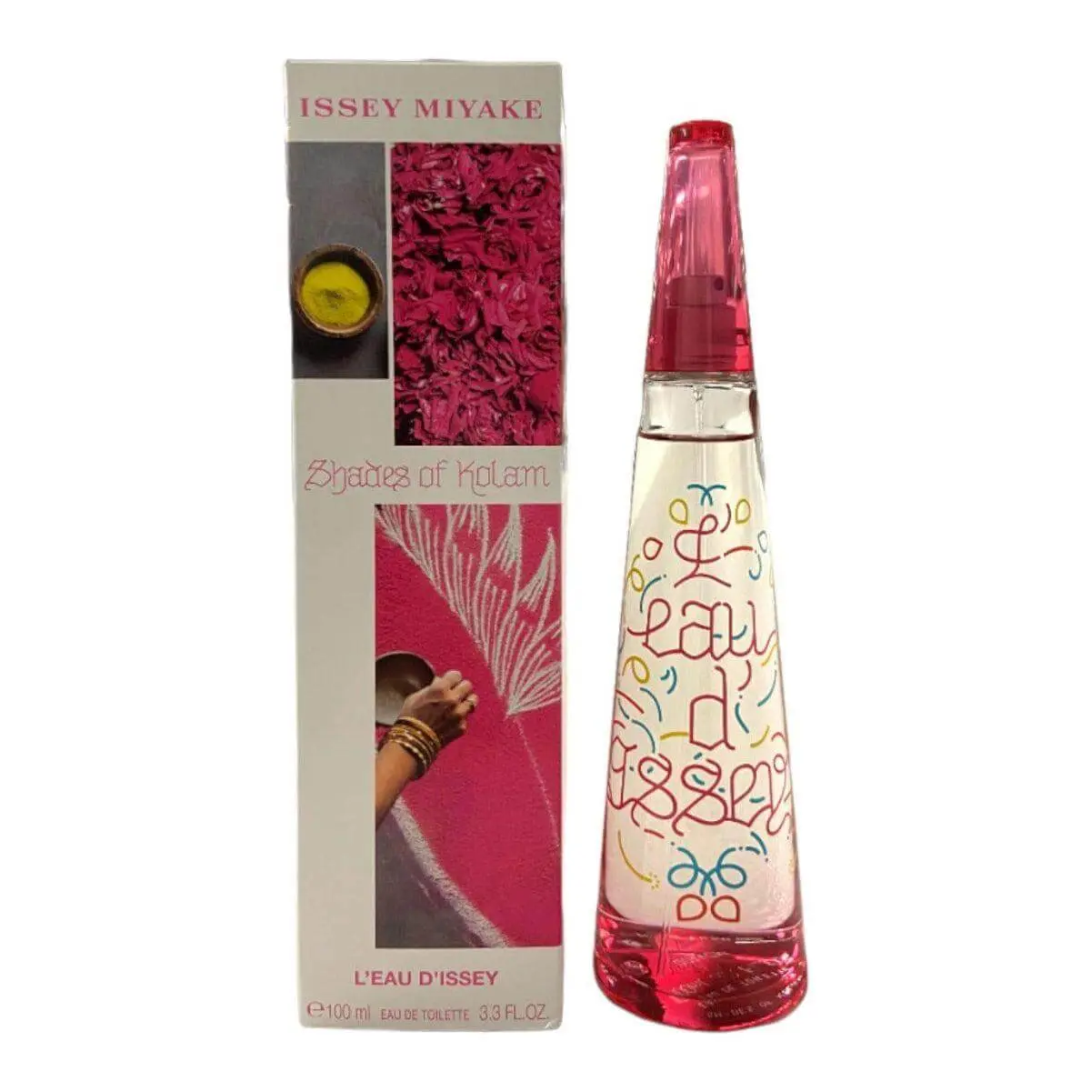 Issey Miyake L'Eau d'Issey Shades Of Kolam Women's Scented EDT Fragrance - 3.4 fl oz, Citrus-Infused Botanical, Grapefruit Top Note, Cardamom, May Rose Accents, Unique Aroma, New In Box, Scented Fragrance