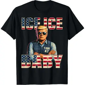 Vintage Ice Ice Baby Funny Trump T-Shirt