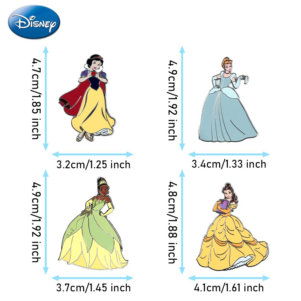 1PC Disney Princess Pin Officially Licensed Gorgeous Gown Dress Gold-foil Belle Jasmine Ariel Snow White Tiana Cinderella Moana Anime Brooch Backpack Decoration Jacket Lapel Anti-Rust Exquisite Alloy Enamel Gift 1PC Disney Princess Pin Officially Licensed Gorgeous Gown Dress Gold-foil Belle Jasmine Ariel Snow White Tiana Cinderella Moana Anime Brooch Backpack Decoration Jacket Lapel Anti-Rust Exquisite Alloy Enamel Gift