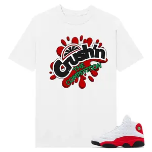 Fresh Crush 13 chicago Red Matching Tee, Shirt To Match sneaker