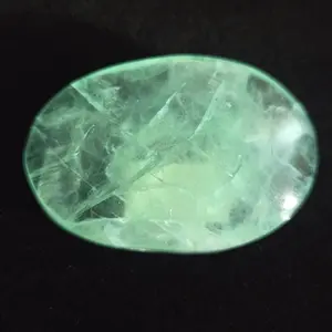 Green Fluorite Palm Stone