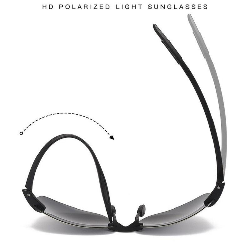 Unisex Lightweight Polarized Sports Sunglasses Tr90 Rimless Frame Outdoor Running Fishing Baseball Driving Shades Outdoorfun