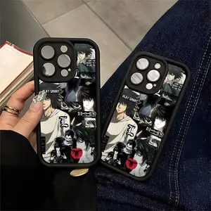 Death Note Anime Phone Case Featuring L & Ryuk for Anime Fans Compatible with iPhone 11/12/13/14/15/16 (Pro Max/Plus)