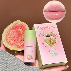 Cappuvini Water-Rich Papaya Lip Balm Lip Care, Sweet Fragrance, Soothing Formula, Perfect for Daily Moisturizing, Ideal Gift Choice