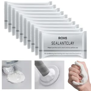 10 Count Waterproof Sealant Mastic, Quick Mending Mud, Repair Wall Holes for Wall Hole, Drain Connection, Air Conditioning Hole Waterproof Seal Putty No Drill Adhesive