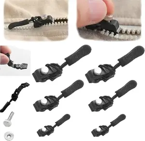 9-Pack (3*Large, 3*Medium, 3*Small) Universal Zipper Repair Tool, outdoor detachable zipper piller,Universal Zipper Repair Replacement Head Universal Adjustable Universal Adjustable universal zipper