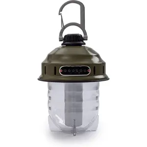 Beacon  Light - Olive Drab, Rechargeable LED Camping Lantern with Adjustable Brightness - Weatherproof -Style  Lantern for Outdoor Adventures and Year-Round Use