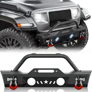 【YZONA】Push Bumpers for Trucks Compatible with 2007-2025 Jeep Wrangler JK JL JKU JLU & Gladiator JT
