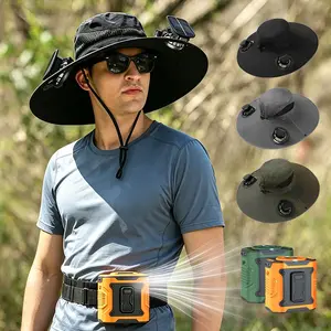 [DealsForYouDays]SummerWins Rolosar 2026 New Solar Fan Sun Hat for Men & Women, UV Protection Wide Brim Fishing Hat with Single/Dual Solar-Powered Fans, Breathable Outdoor Cap for Fishing, Camping, Hiking & Travel