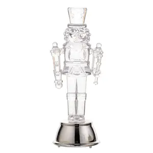 Christmas Decoration Walnut Soldier King Soldier Transparent Walnut Soldier Christmas Decoration Nutcracker Desktop Ornament