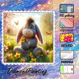 5D-DIY, high-quality velvet canvas, diamond art, diamond painting kit, cute, warm sun, nature AB diamonds, fairy dust diamonds, crystal diamonds, perfect home decor, handcrafted diamond art painting kit, special craft diamond art kit.
