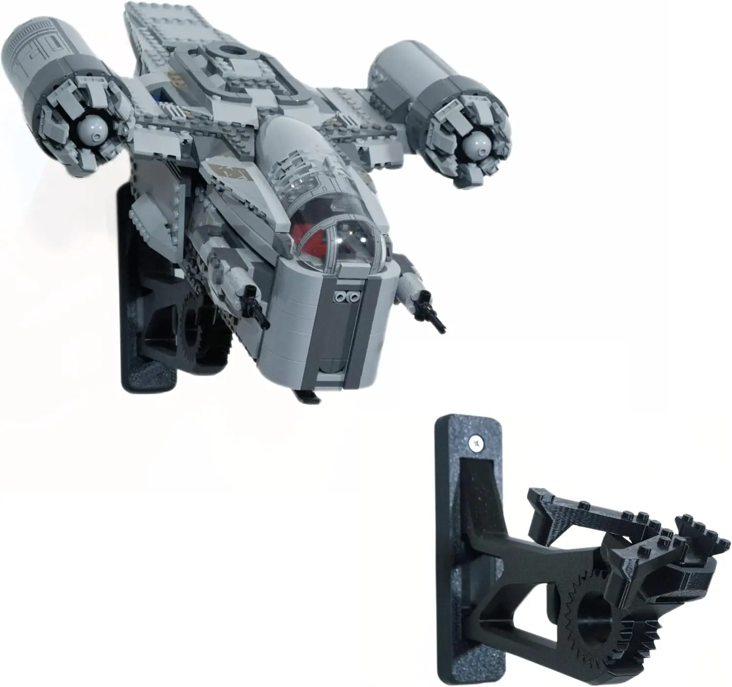 Wall Mount for Lego Star Wars The Razor Crest Mandalorian Ship 75292 – Secure & Stylish Display, Easy Installation for Collectors